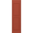 thumbnail image 5 of 15"W x 45"H Americraft Two Equal Raised Panel Exterior Real Wood Shutters (Per Pair), Colorful Leaves, 5 of 10