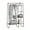 BLK, variant on SunnyPoint Freestanding Clothes Metal Garment and Accessories, Organizer Closet Rack (BLK)