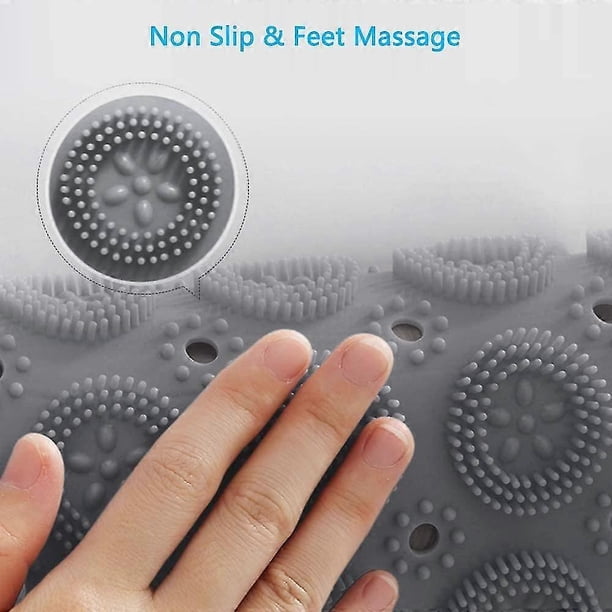Bath Mat Non-slip Shower Mat Shower Mat Non-slip Shower Tray Insert With Suction Cups & Drain Hole