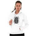 thumbnail image 3 of Ancient Egyptian Scarab Beetle Unisex Plus Fleece Graphic Hoodie Brisco Brands 3X, 3 of 5