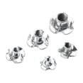 thumbnail image 2 of 90Pcs Galvanized Four Claws Nuts for Wood Furnitureblind Insert Nutsjaw Nuts, 2 of 8