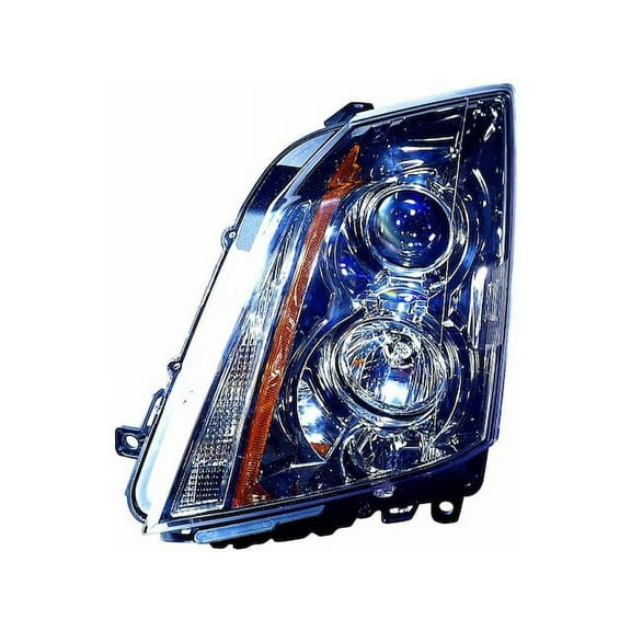 Left Headlight Assembly - Compatible with 2008 - 2014 Cadillac CTS 2009 2010 2011 2012 2013