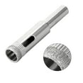 thumbnail image 3 of Uxcell 10mm Diamond Glass Hole Saw Core Drill Bits Nickel Plated 10 Pack, 3 of 6