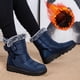 thumbnail image 5 of Botas Nieve Invierno para Mujer Botines Con Plataforma Cálidas Piel Felpa Impermeables A Prueba Viento Regalos Madres Y Amigas, 5 of 9