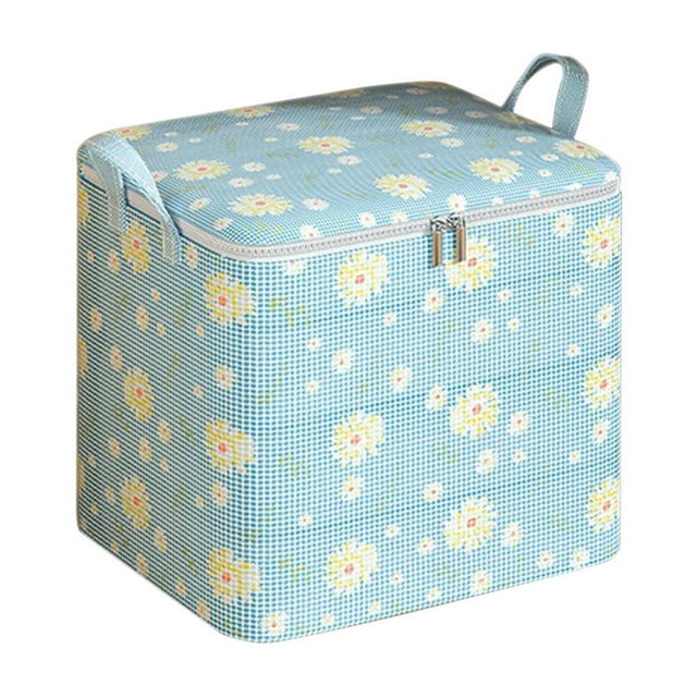 WRKEKC Clearance Transparent Storage Bag with Handles, Large Capacity Waterproof Organizer for Clothes Blankets, Foldable Moving Luggage Tote