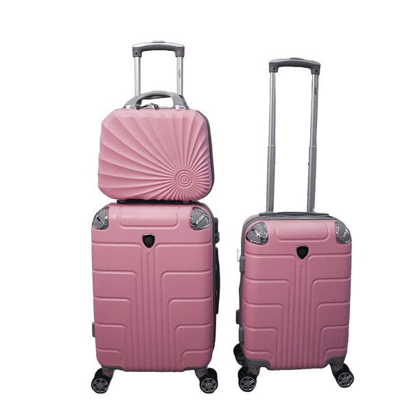 Set 3 Maletas De Viaje Carry On 10 Kgs Equipaje De Mano Ruedas Desmontables Cabina Avion