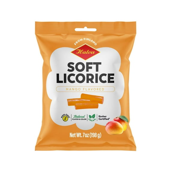 Halva Mango European Style Licorice, 7oz (Pack of 3)