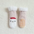 thumbnail image 2 of Huowey Girls Socks Cute Christmas Tree Deer Animal Cartoon Print Fuzzy Wool Thick Winter Warm Slipper Socks Anti- Soft Comfy Breathable Boot Crew Socks,Pk1,12 -18 Months, 2 of 4