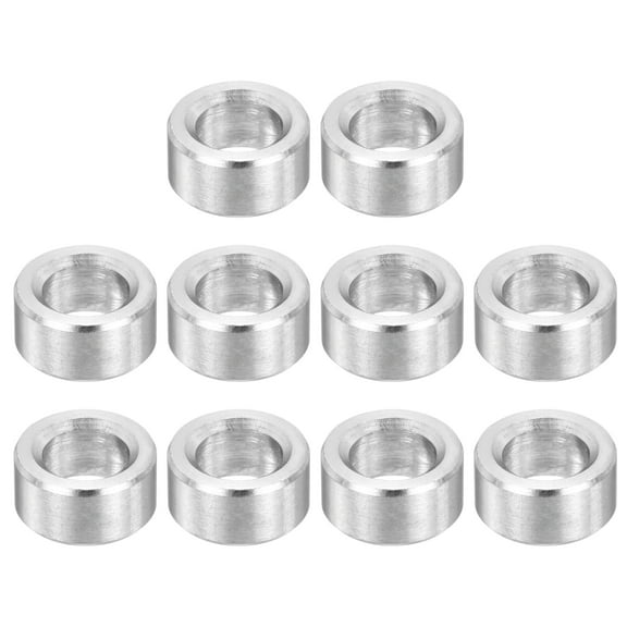 12Pcs M6 Stainless Steel Spacers Metal Spacer 6mm ID x 10mm OD x 5mm L