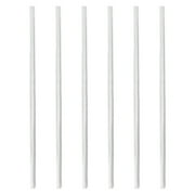 Cornucopia Brands Honey Bear Sippy Cup Replacement Straws (6-Pack); Clear Medical Grade Flexible Plastic Straws for Therapy Bottles