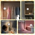 thumbnail image 4 of Attivolife Cat Magnetic Motion Sensor Light, Rechargeable Locker Night Lamp Dimmable, Warm White LED, Bedroom Hallway Stair Bathroom Kitchen, 4 of 10