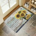 thumbnail image 4 of Sunflower Butterfly Welcome Doormat for Indoor/Outdoor Entrance Sunflower Butterfly Decoration Door Mat Kitchen Door Mat Bedroom Doormat 17x30 Inch, 4 of 6