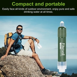 PURIFICATEUR D'EAU POTABLE Portable à commande manuelle pour Camping randonnée ( EUR 31,31
