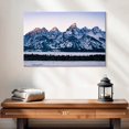 thumbnail image 2 of Elephant Stock Jackson Hole Grand Teton Wall Art - Horizontal Canvas Wall Art - Living Room Wall Decor - Nature Canvas - Blue And Gray Decor - 24" x 16", 2 of 8
