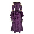 thumbnail image 3 of UPPADA Liquidation Robe Corset à Lacets pour Femmes Grande Taille Robe Formelle d'Invitée de Mariage pour l'Hiver Soirée Cocktail Robe Vintage Évasée Tenues Pin-Up pour Femmes, 3 of 7
