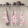 thumbnail image 2 of Cute Llamas Hearts Dish Towels Set of 6, XOXO Letters Washable Tea Towels Dishcloths Lint-Free 18x28 Inch Fast Drying for Kitchen Restaurant Bar Clean, 2 of 7