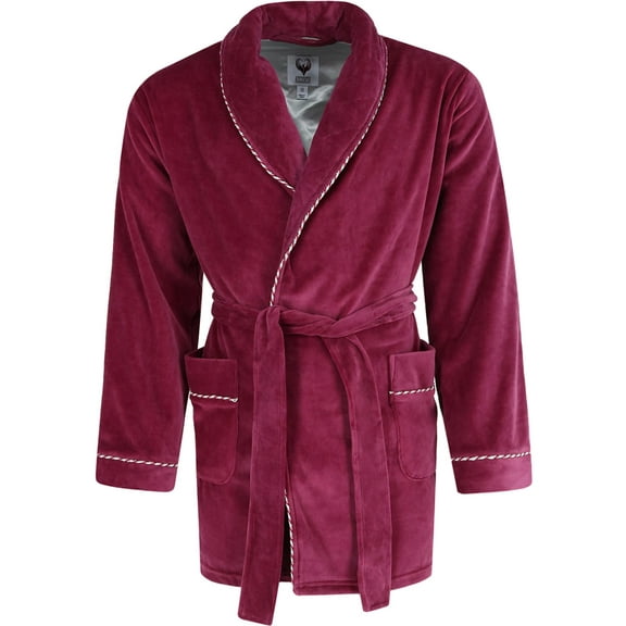 Ascentix  Velour Smoking Jacket with Satin Lining (Men)