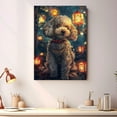 thumbnail image 4 of Poodle Artwork Dog Colorful Poster - Poodle Dog Canvas Wall Art For Bedroom Decor - Living Room Set - Dog Pictures Funny, 4 of 6