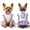 Dark Purple, variant on Dog Clothes for Small Dogs Yorkie Chihuahua , Cute Puppy Doggie Dress Pet Floral Shirt Tutu Skirt Apparel Outfit,Dark Puple M