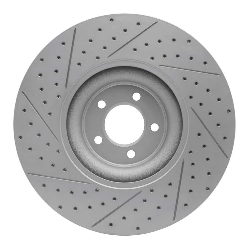 Dynamic Friction Company 830-20026R DFC Geoperformance Rotor - Drilled and Slotted