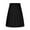 Black, variant on Pleated Skirts for Women, Skorts High Waisted A-Line Midi Skirts Solid Color Knee Length Skirt Boho Skirt Black XL