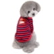 thumbnail image 2 of Camiseta para Mascotas onlyliua Moda Primavera Verano Rayas Disfraces Puros, 2 of 2
