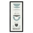 thumbnail image 2 of Stupell Industries Coastal Tone Totem Shapes Geometric Symbol Pattern Abstract Painting White Framed Art Print Wall Art, 10 x 24, 2 of 5
