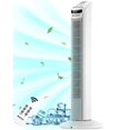 thumbnail image 1 of 30" Tower Fan 70°Oscillating Cooling Fan with Remote Control 3 Speeds 3 Wind Modes, 7.5H Timer, White, 1 of 9