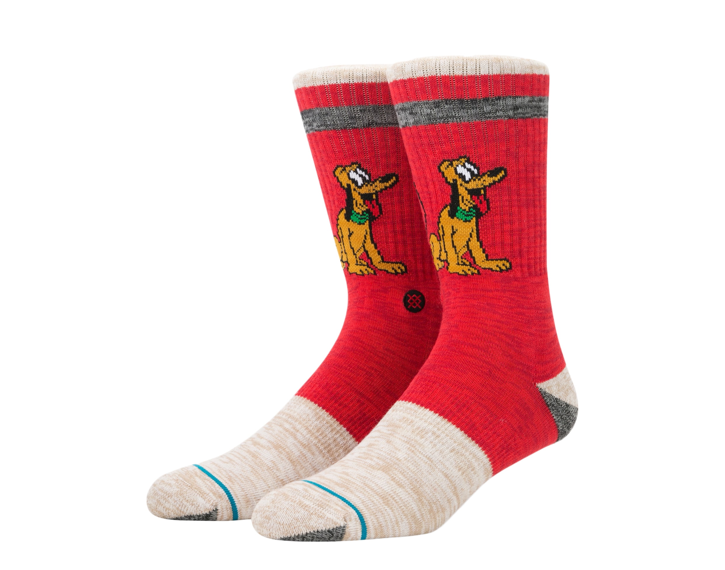 Stance Stance x Disney Vintage Disney Pluto Red Crew Socks A556A20VIN