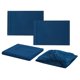 thumbnail image 1 of Juego de cama Lujoso Vhermosa tamaño king azul con sábanas suaves y cubrecamas de 4 piezas con bolsillos profundos, 1 of 8