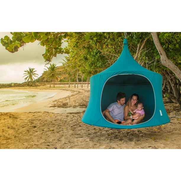 TreePod Lightweight Heavy Duty Canvas Lounger 6 Foot Hanging Day Bed Ivory Walmart