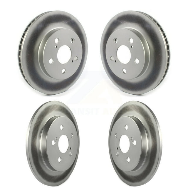 Genius Front Rear Coated Disc Brake Rotors Kit for Car Toyota Corolla Prius Prime AWD-e KG-101286
