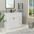 thumbnail image 2 of Eclife 36" Bathroom Vanity with Integrated Sink Top, Hand Painted, 2 of 12