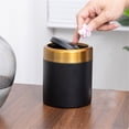 thumbnail image 4 of lanema Mini Stainless Steel Swing Lid Trash Bin for Desks and Counters Trash Holder, 4 of 20