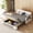 50.3inch, variant on NessCarsti Pull-Out Sofa Bed 3-in-1, 50.3" Light Gray Cotton-Linen Sleeper Couch for Living Room & Bedroom