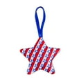 thumbnail image 6 of Utoimkio 6Pcs 4th of July Star Ornaments for Tree,Independence Day Patriotic Star Hanging Ornaments Red White and Blue Stars for Christmas Tree Decor 4th of July Party Supplies, 6 of 9