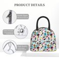 thumbnail image 4 of Pofeuu Dinosaur Print Lunch Bag for Adult Insulated Lunch Box,Leakproof Cooler Food Lunch Containers Reusable High Capacity Lunch Tote Bags-One Size, 4 of 6