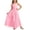 R83-RD1, variant on RMGVDSD Girl's Formal Dresses Girls A-Line Halter Dress Junior Bridesmaid Flower Girl Flowy Chiffon Maxi Dresses Wedding Party Pageant Gown 2-3 Years
