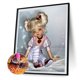 thumbnail image 1 of Cuadros Decorativos Pintura de diamante 5D DIY de chica con ojos grandes cuadro Wdftyju de diamantes de imitación redondo completo bordado de diamantes Kits de punto de cruz decoración de, 1 of 9
