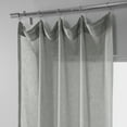 thumbnail image 4 of Paris Grey Solid Faux Linen Sheer Curtain (1 Panel), Paris Grey, 50W X 84L, 4 of 8