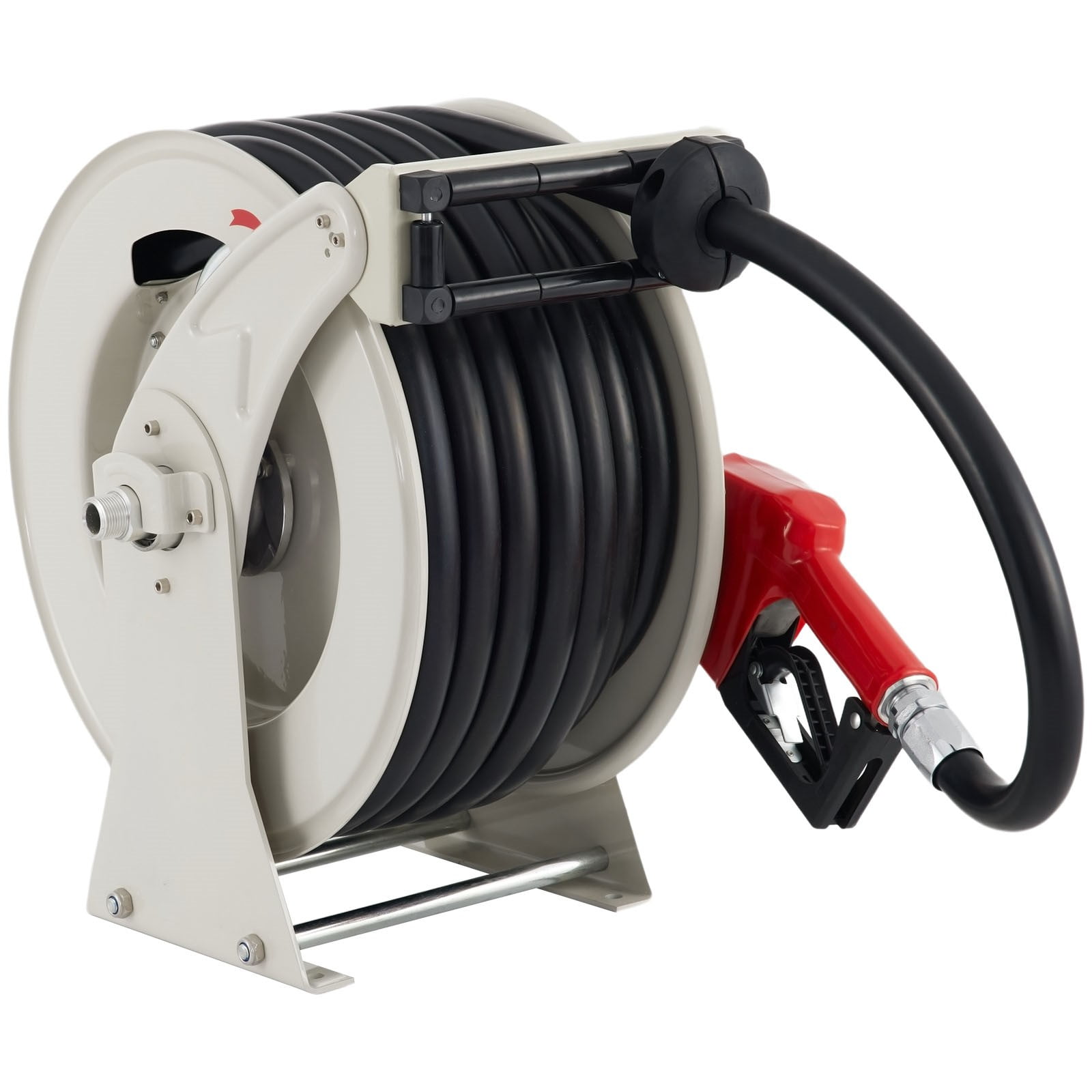 BENTISM Diesel Fuel Hose Reel 33'x1" Retractable Hose Reel for Oil Fuel