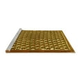 thumbnail image 2 of Ahgly Company Machine Washable Indoor Square Persian Yellow Traditional Area Rugs, 8' Square, 2 of 4