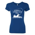 thumbnail image 2 of Missed Your Call Fishing Line Joke Fishing Womens Slim Fit Junior Tee, Royal, Large, 2 of 3