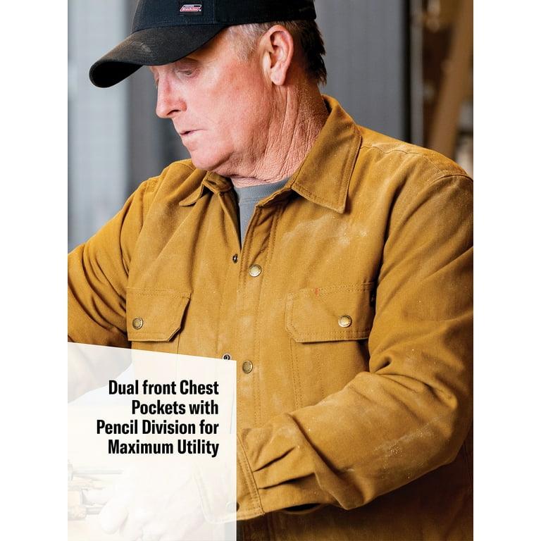 Dickies lined overshirt relaxed shop fit walmart
