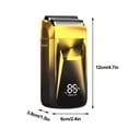 thumbnail image 3 of Meitianfacai Double Head Shavers, 2-in-1 Electric Razor Waterproof for Men, Wet/Dry LED Display Rechargeable Rotary Shaver, Father's Day Gift, 3 of 9
