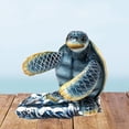 thumbnail image 3 of Handcrafted Sea Turtle Cell Phone Stand for Desk - Nautical Coastal Decor, Sturdy Resin Phone Stand, Beachy Marine Style - Symbol of Wisdom, Protection & Longevity, Universal Phone Compatibility, 3 of 7