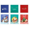 thumbnail image 1 of Tarjetas De Navidad Tarjeta De Regalo De Navidad Pequeña Con Sobres Y Pegatinas Tarjetas De Felicitación Navideñas 3D Con Papá Noel, Muñeco De Nieve, Renos Y Árbol De Navidad (1 Paquete De 3 Unidade, 1 of 8