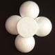 thumbnail image 5 of 5 bolas de espuma de poliestireno blanco para modelado infantil (120 mm), 5 of 7