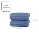 thumbnail image 3 of Toalla Facial Super Absorbente de Pana con Lanyard 2-Pack Azul, 3 of 8