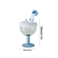 thumbnail image 2 of High-Footed Learning Easter Decor Cup with Clear Measurement Scale, Drop-Resistant Leak-Proof Toddler Water Cup with Soft Silicone, Safe BPA-Free Drinking Training Cup for Outdoor Use, 5*3in, Blue, 2 of 9